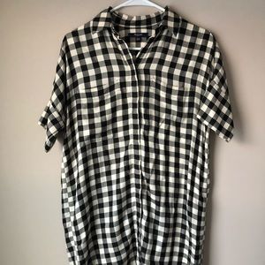 Madewell Courier Shirtdress in Buffalo Check